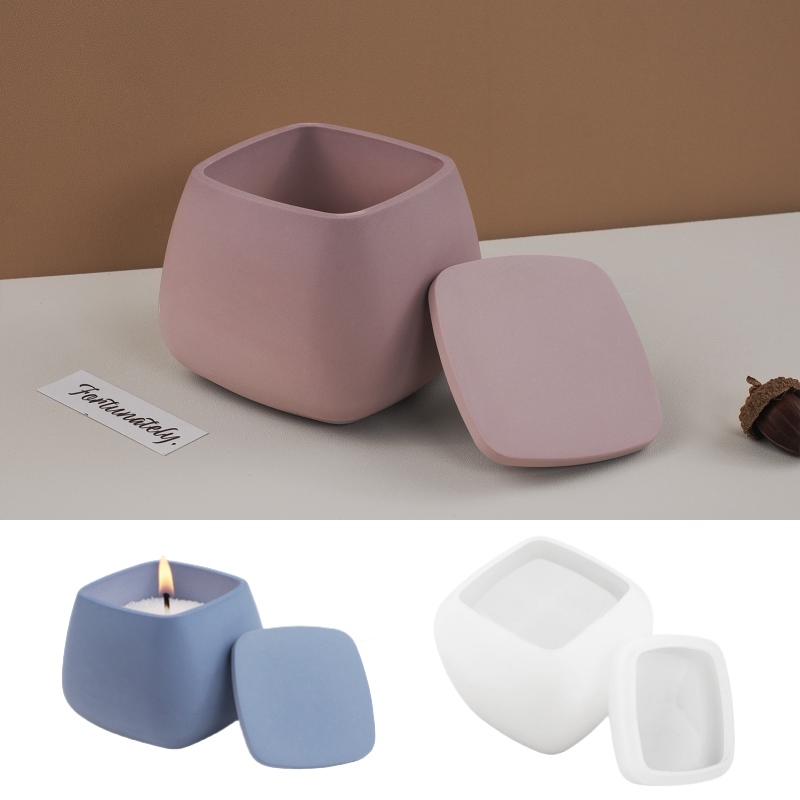 Candle Making Products - 1 takım Kare saklama kutusu UV