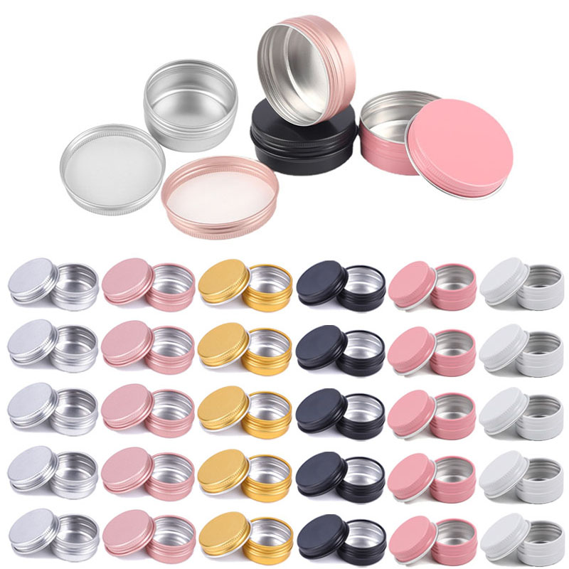 Tin Container Lid - 10 adet 5g 10g 15g 20g