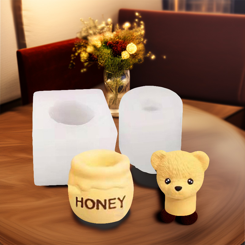 Candle Making Jug - 1 Adet, Oyuncak Ayı Aromaterapi Mumu,