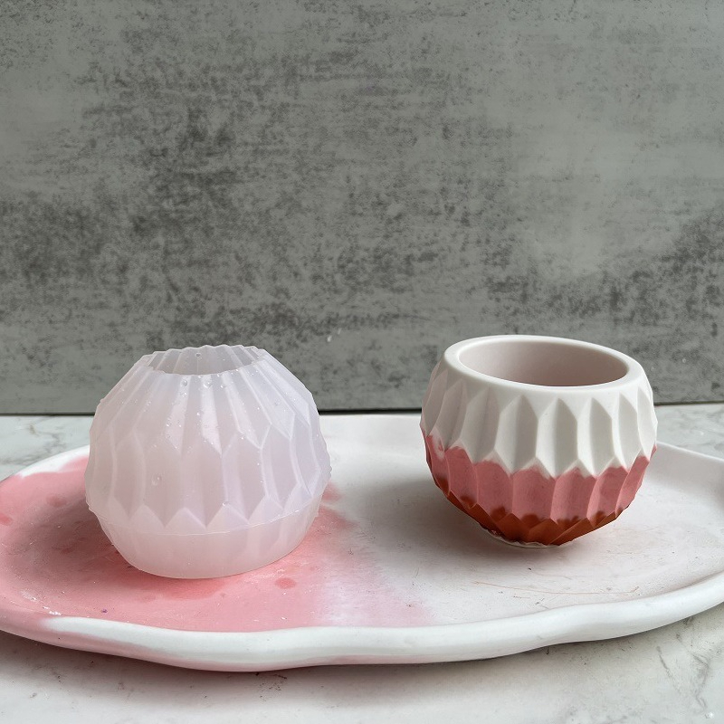 Candle Making Jug - Küçük Yuvarlak Et Ekici silikon kalıp