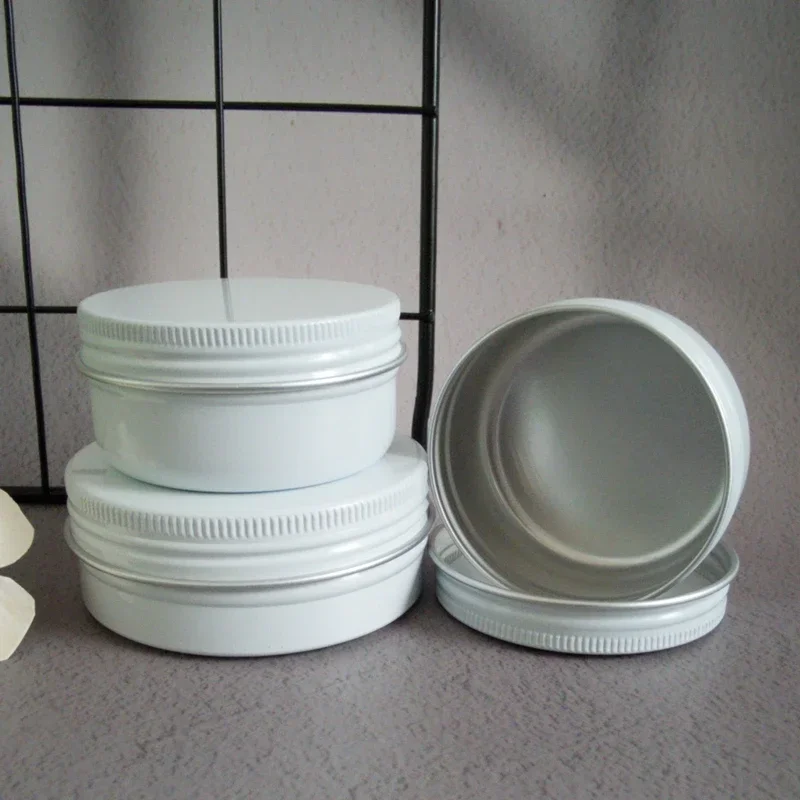 Tin Container Lid - 5/10/15/20/30/50/60/80/110/150g alüminyum kutu boş kapaklar teneke