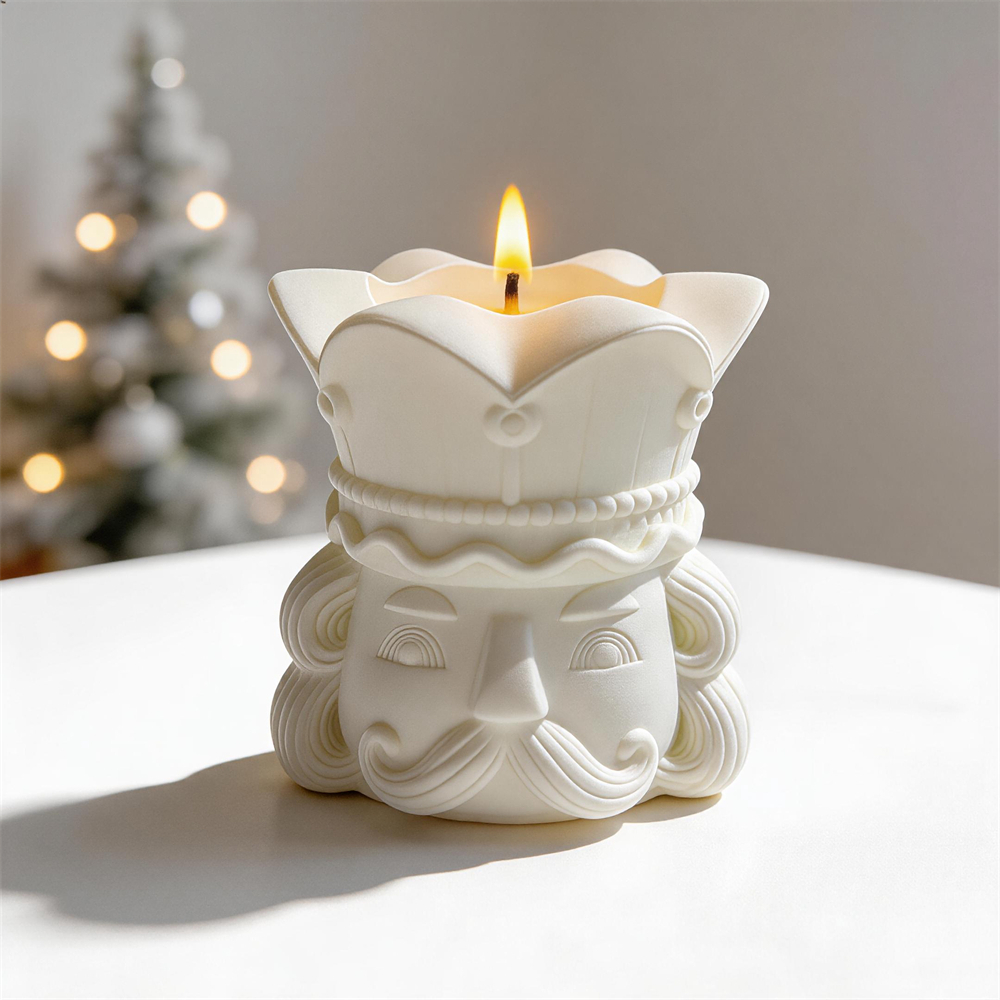 Candle Making Jug - Noel Fındıkkıran Heykeli Mum Silikon Kalıp