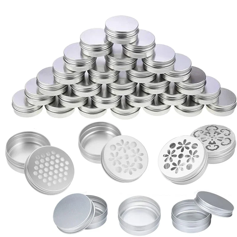 Tin Container Lid - 10 adet boş 5g-60g yuvarlak alüminyum