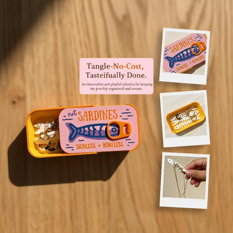 Sardalya teneke takı kutusu 3D - Tin Container Lid incelemesi ve fiyatı