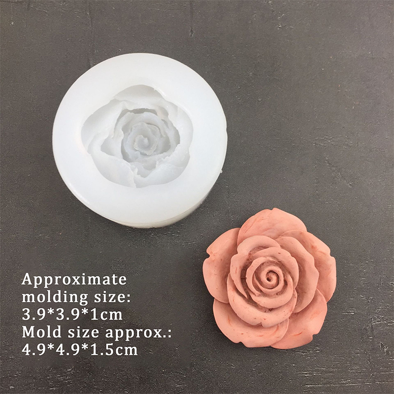 3D gül çiçek şekli yaprak sili - Candle Making Products incelemesi ve fiyatı