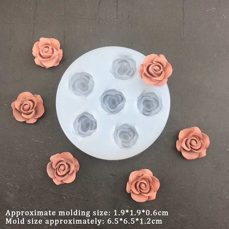 3D gül çiçek şekli yaprak sili - Candle Making Products incelemesi ve fiyatı