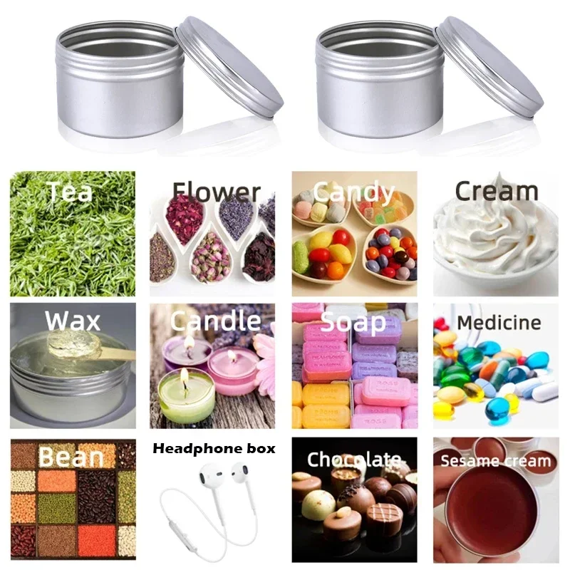 120ml 6/12/18/24/48 adet alümi - Tin Container Lid incelemesi ve fiyatı