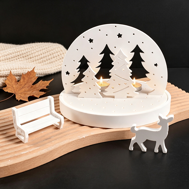 Noel Geyiği Tealight Mumluk Si - Candle Making Products incelemesi ve fiyatı