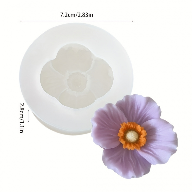 3 Çiçekli silikon kalıp, Silik - Candle Making Jug incelemesi ve fiyatı