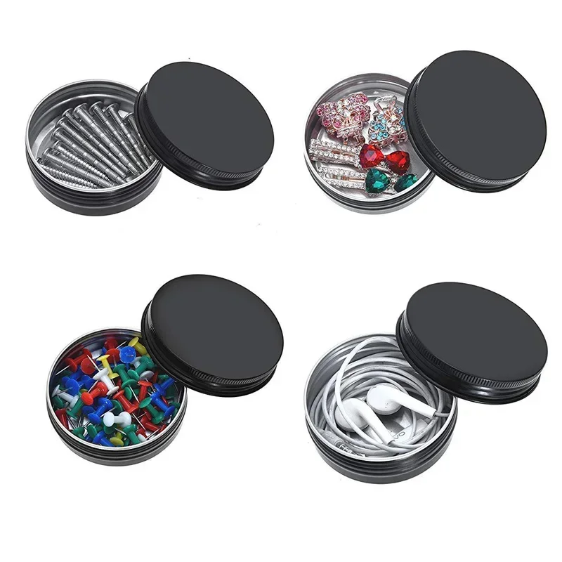 Kapaklı 50 adet siyah mum kava - Tin Container Lid incelemesi ve fiyatı