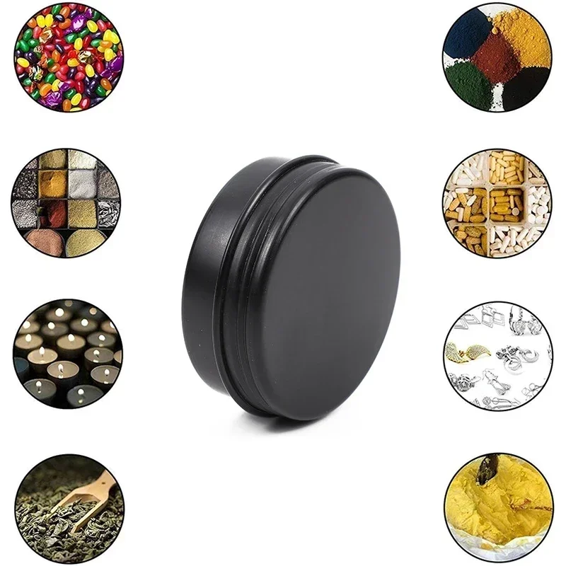 Kapaklı 50 adet siyah mum kava - Tin Container Lid incelemesi ve fiyatı