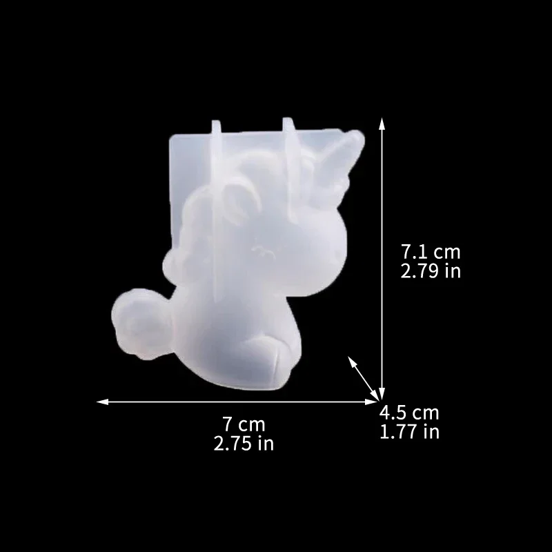 3D Geometrik Silikon Unicorn K - Candle Making Products incelemesi ve fiyatı