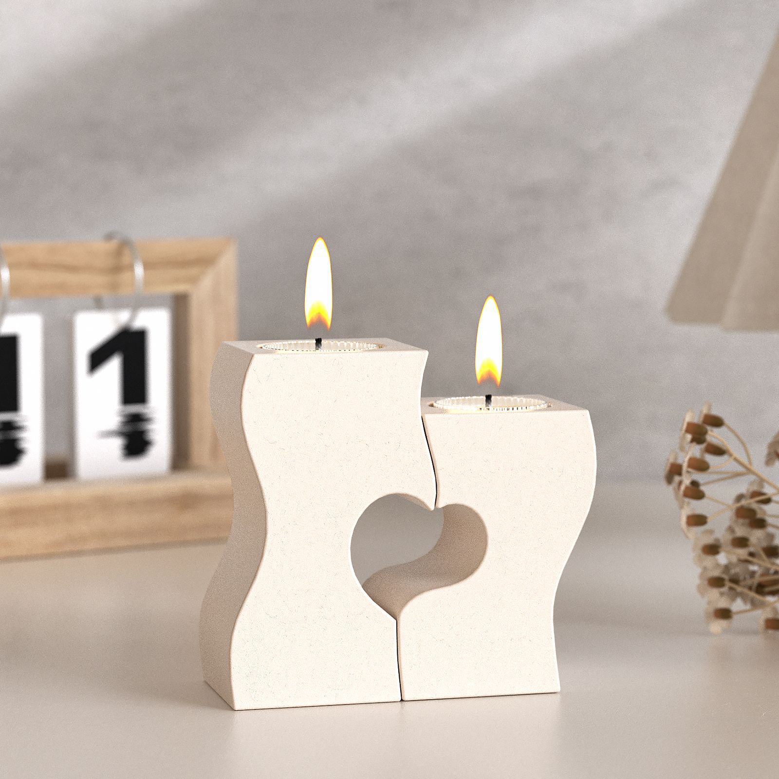 S Kalp Şamdan Silikon Kalıplar - Candle Making Products incelemesi ve fiyatı