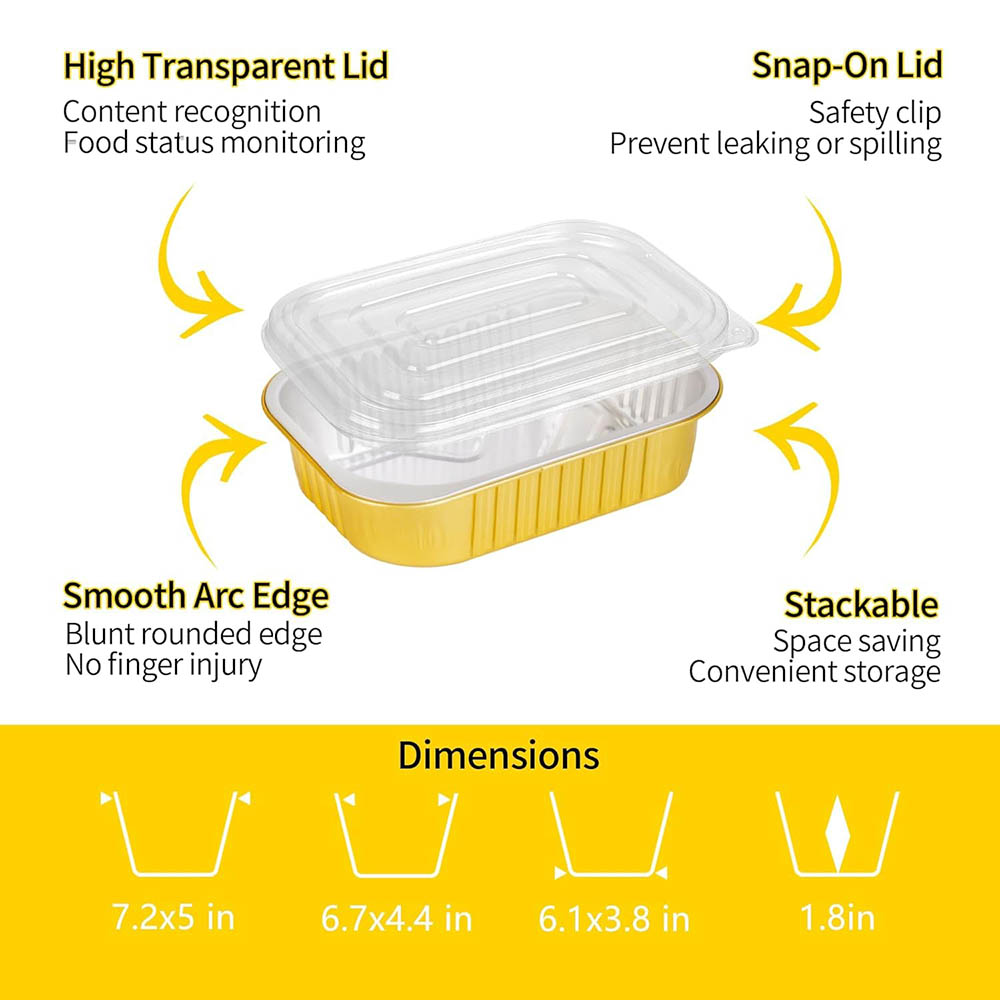 Kapaklı Küçük Alüminyum Tepsil - Tin Container Lid incelemesi ve fiyatı