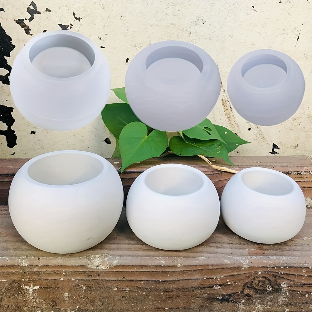 3 adet-yuvarlak saksı silikon  - Candle Making Jug incelemesi ve fiyatı