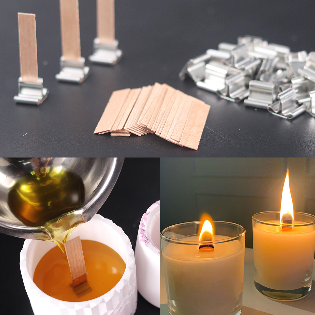30 adet ahşap mum fitilleri mu - Candle Making Jug incelemesi ve fiyatı