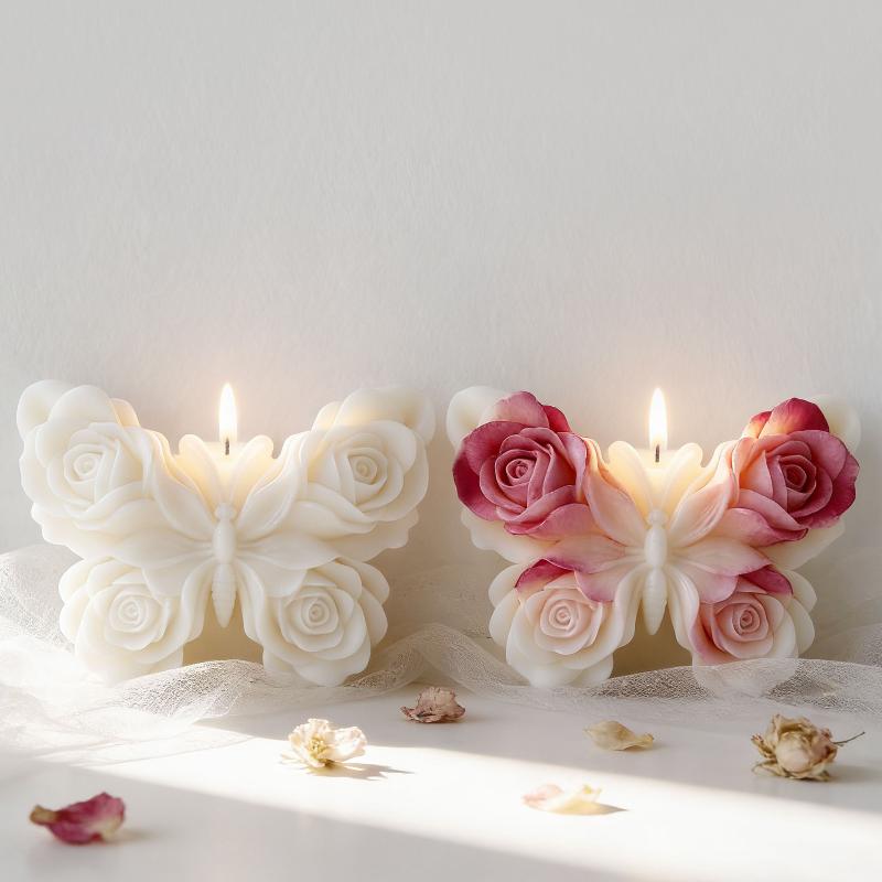DIY Gül Kelebek Formu silikon  - Candle Making Products incelemesi ve fiyatı